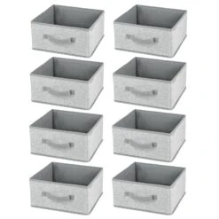 Fabric Storage Bin 10.5 X 10.5 X 5.5 10 Fabric Storage Bin 10.5 X 10.5 X 5.5 -mDesign 1600 Square JPG 08734MDCO.PT02