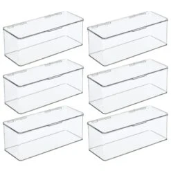 Hinged-Lid Kitchen Storage Box 5.75 X 13 X 5 6 Hinged-Lid Kitchen Storage Box 5.75 X 13 X 5 -mDesign 1600 Square JPG 08786MDCS.MAIN 3