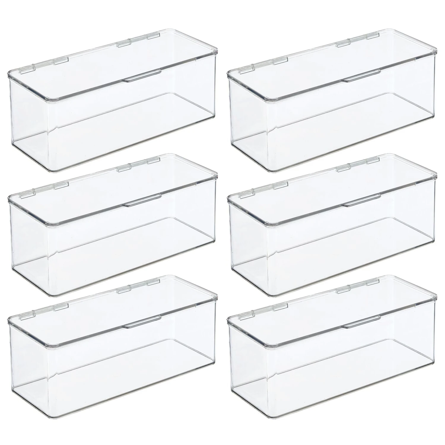 Hinged-Lid Kitchen Storage Box 5.75 x 13 x 5 Hinged-Lid Kitchen Storage Box 5.75 X 13 X 5 -mDesign 1600 Square JPG 08786MDCS.MAIN 3