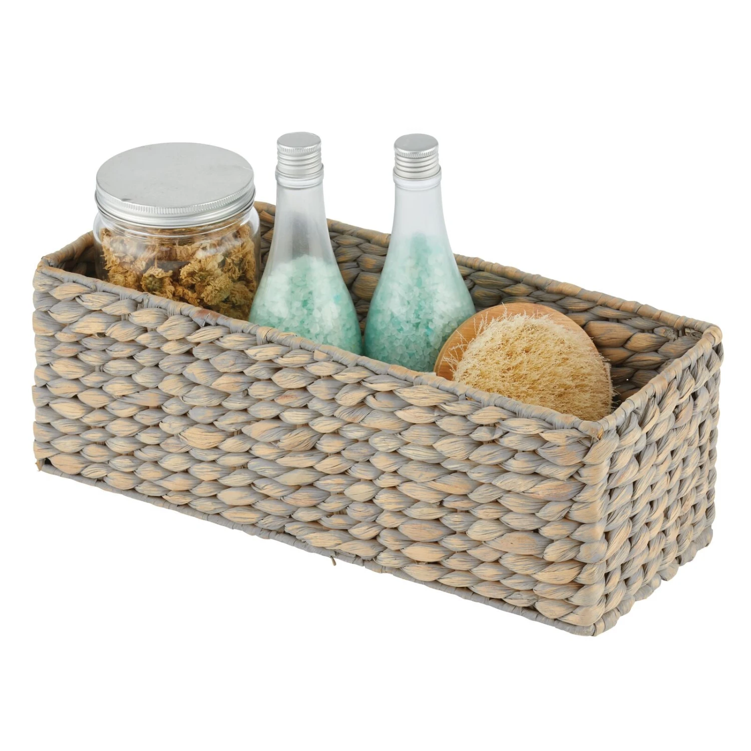 Water Hyacinth Basket 6 x 15 x 5.5 Water Hyacinth Basket 6 X 15 X 5.5 -mDesign 1600 Square JPG 09240MDHS.PT05