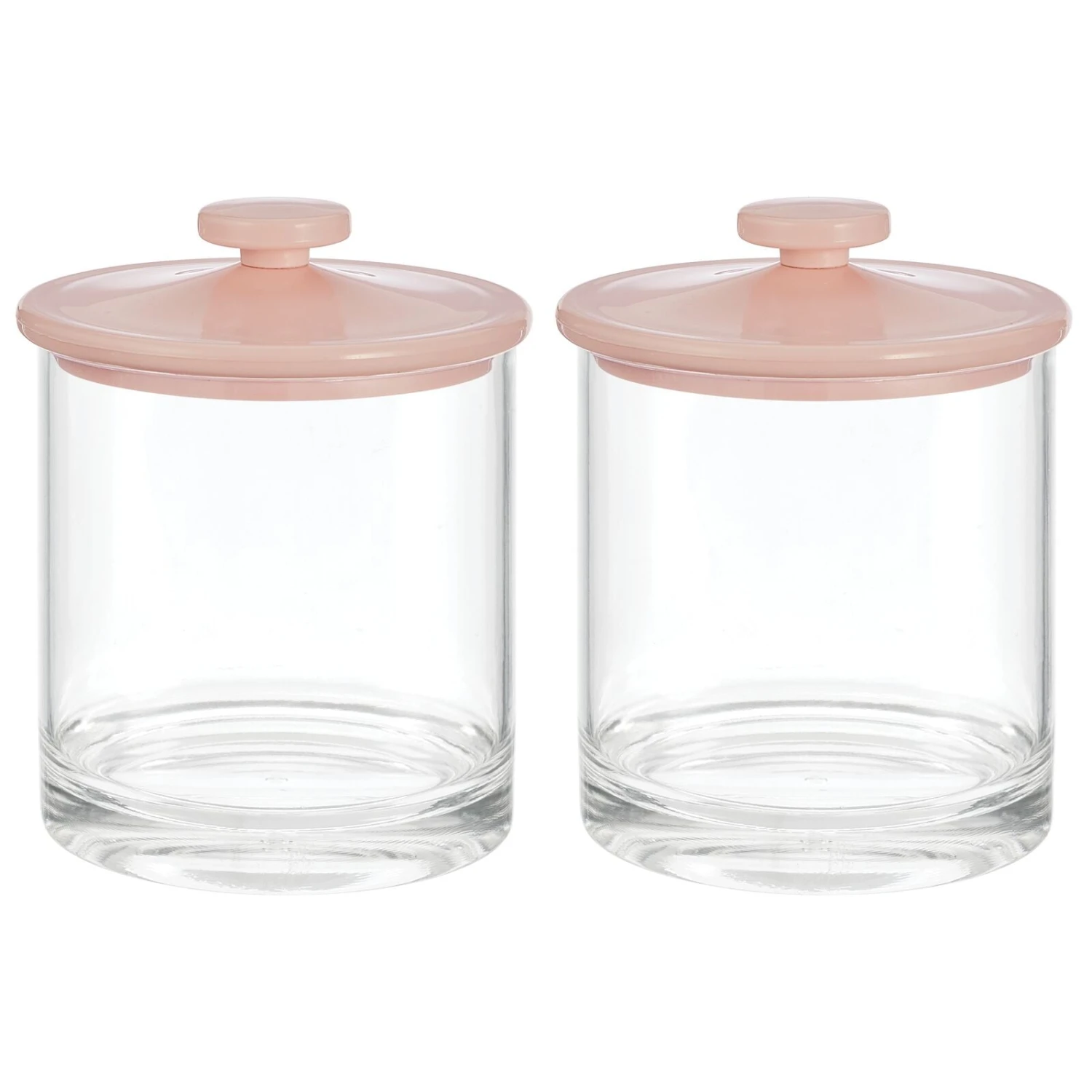 Acrylic Bathroom Canisters Acrylic Bathroom Canisters -mDesign 1600 Square JPG 09281MDBA.MAIN 3