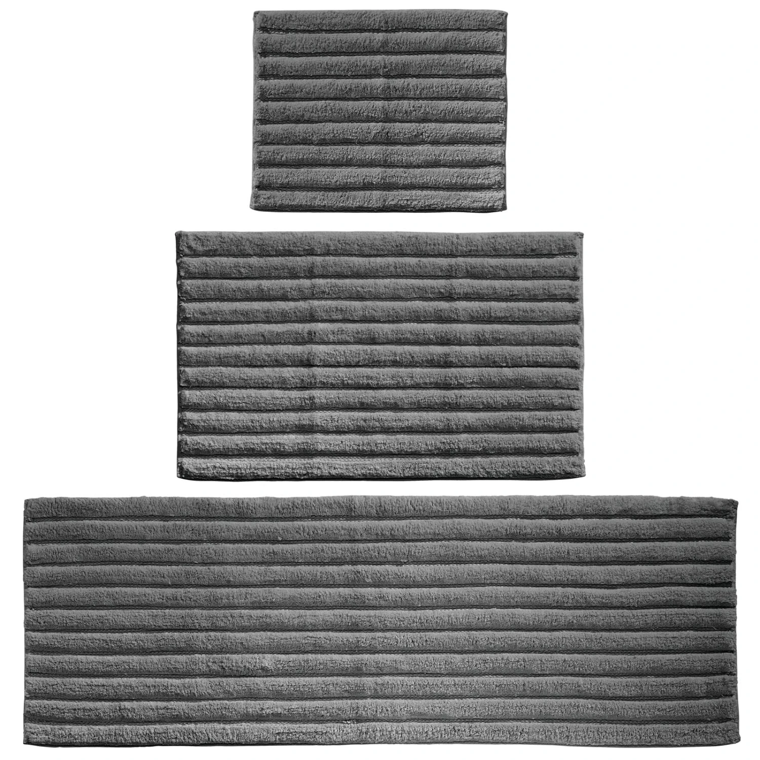 Cotton Ribbed Bath Mat Set Cotton Ribbed Bath Mat Set -mDesign 1600 Square JPG 09324MDBST.MAIN