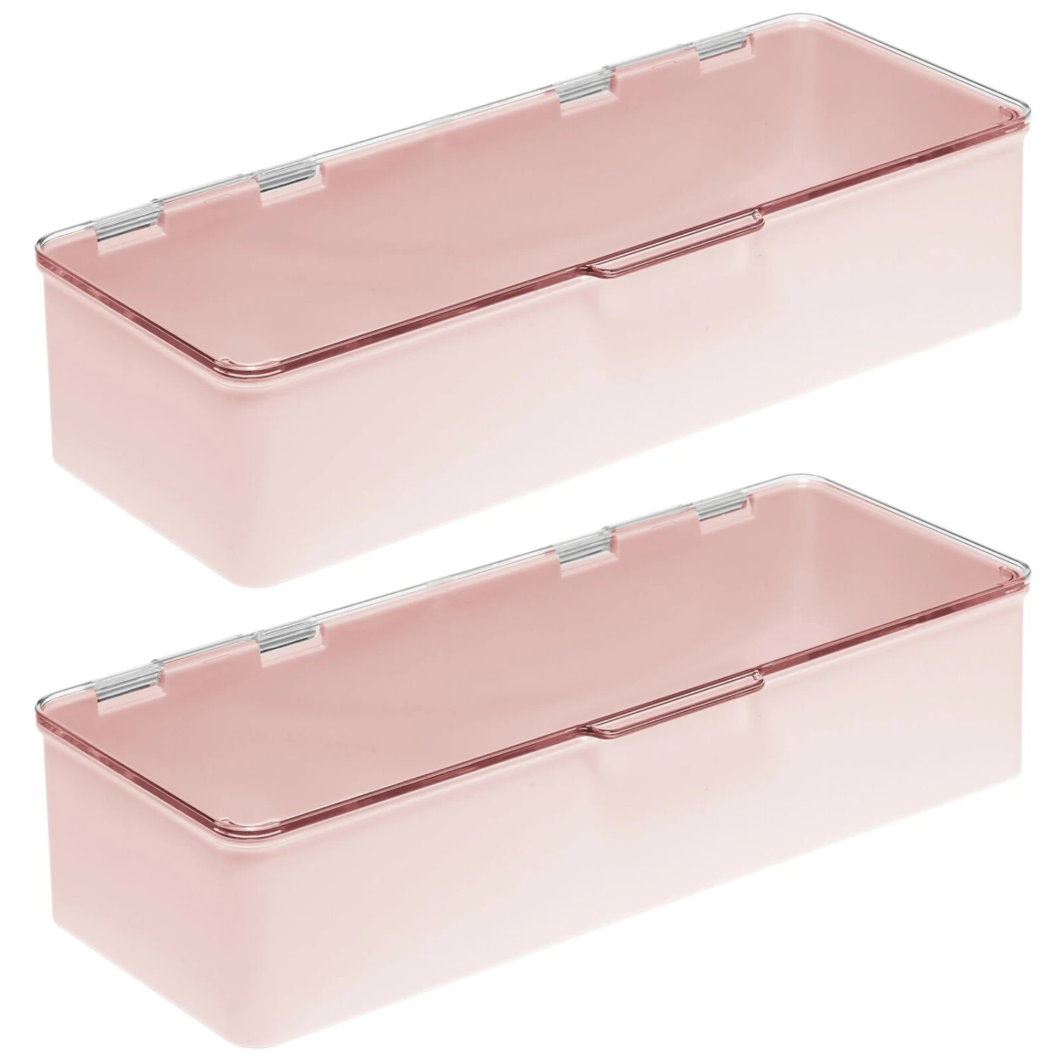 Hinged-Lid Kitchen Storage Box 6 x 13 x 3 Hinged-Lid Kitchen Storage Box 6 X 13 X 3 -mDesign 1600 Square JPG 09748MDC.MAIN 3