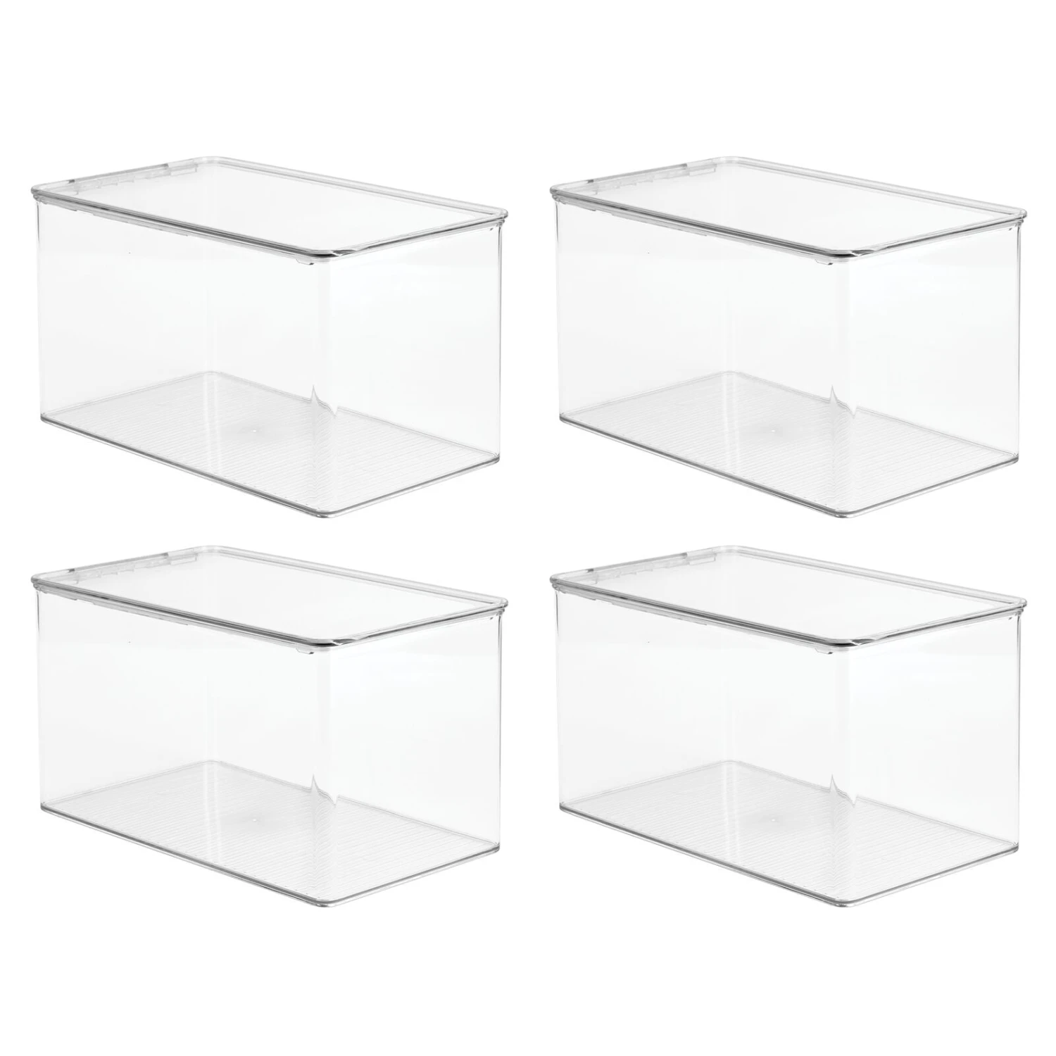 Clear Stackable Shoe Box 13 x 7 x 7 Clear Stackable Shoe Box 13 X 7 X 7 -mDesign 1600 Square JPG 09938MDT.PT02 1