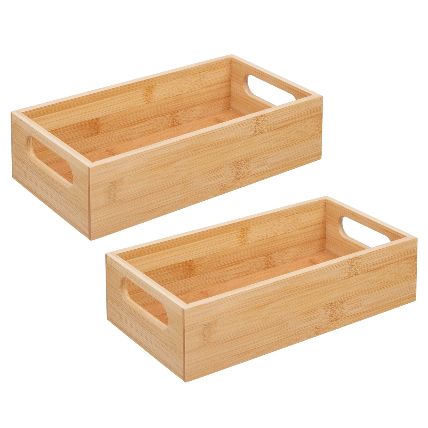 Bamboo Bin 11.5 x 6 x 3 Bamboo Bin 11.5 X 6 X 3 -mDesign 1600 Square JPG 09952MDK.PT02