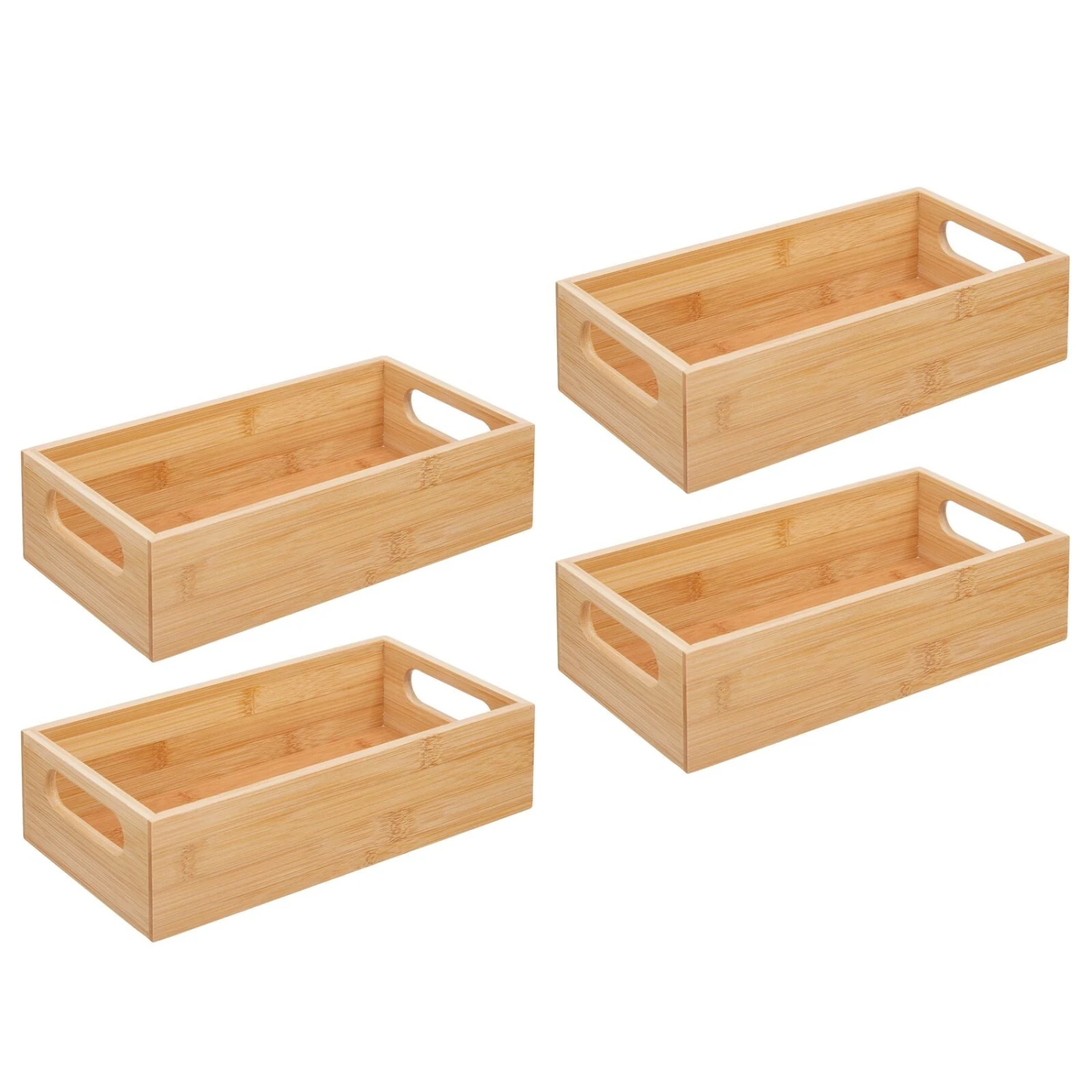 Bamboo Bin 11.5 x 6 x 3 Bamboo Bin 11.5 X 6 X 3 -mDesign 1600 Square JPG 09953MDK.PT02