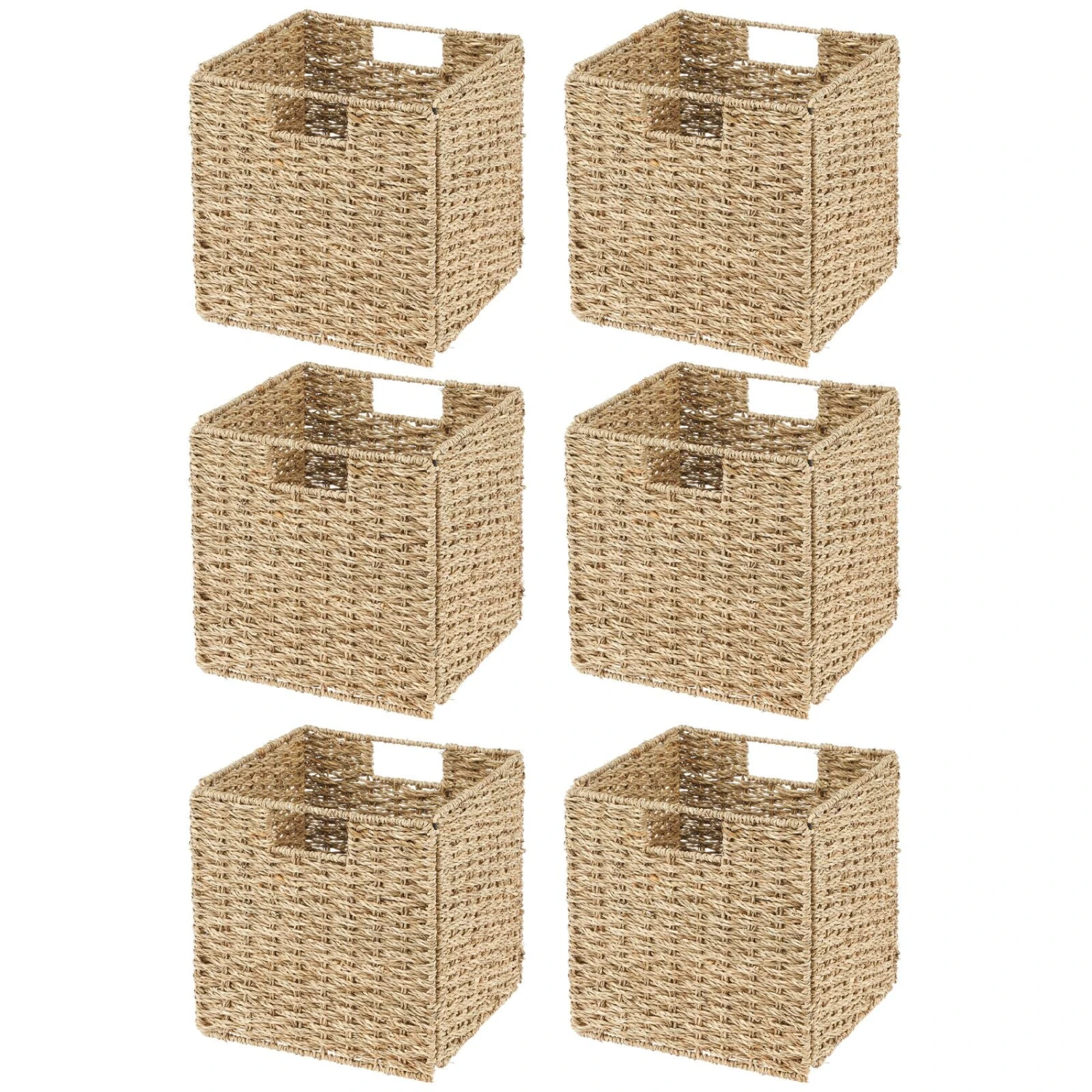 Seagrass Cube Basket 10.5 x 10.5 x 10.5 Seagrass Cube Basket 10.5 X 10.5 X 10.5 -mDesign 1600 Square JPG 10523MDHS.MAIN 3
