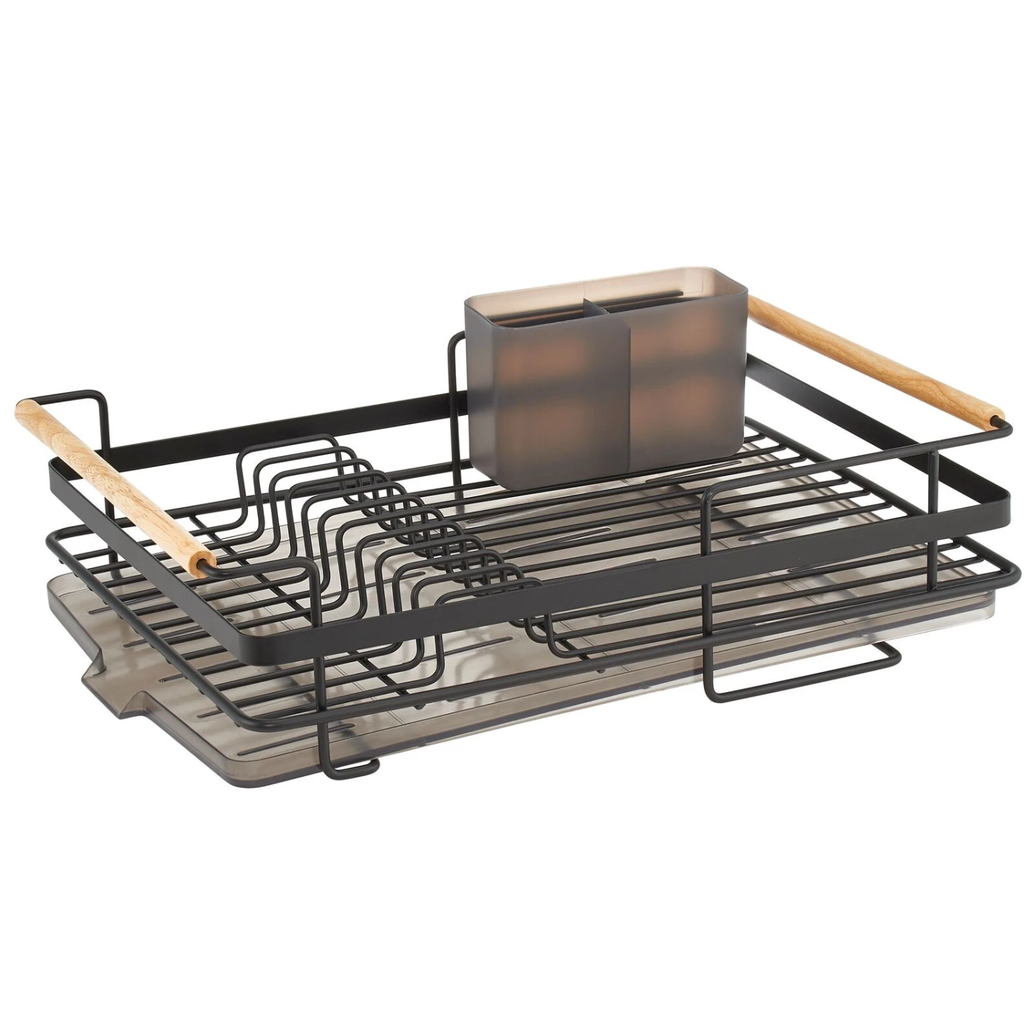 Dish Rack with Wood Handles Dish Rack With Wood Handles -mDesign 1600 Square JPG 10620MDK.PT06