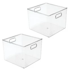 Kitchen Bin With Handles 10 X 10 X 8 5 Kitchen Bin With Handles 10 X 10 X 8 -mDesign 1600 Square JPG 11252MDBST.PT02