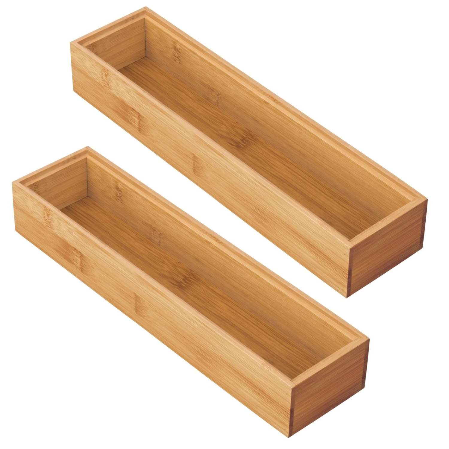 Bamboo Kitchen Drawer Organizer 12 x 3 x 2 Bamboo Kitchen Drawer Organizer 12 X 3 X 2 -mDesign 1600 Square JPG 11427MDO.MAIN 3