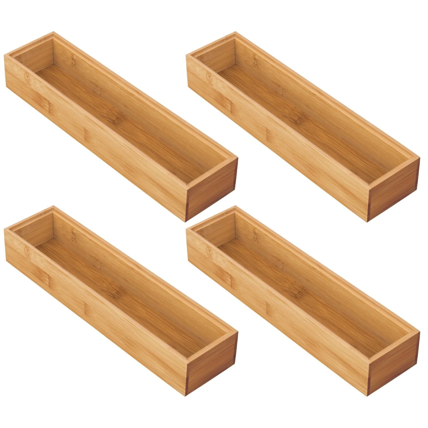 Bamboo Kitchen Drawer Organizer 12 x 3 x 2 Bamboo Kitchen Drawer Organizer 12 X 3 X 2 -mDesign 1600 Square JPG 11428MDO.MAIN 3