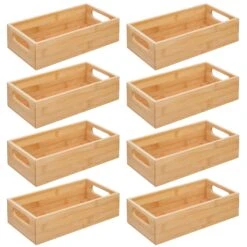 Bamboo Bin 11.5 X 6 X 3 6 Bamboo Bin 11.5 X 6 X 3 -mDesign 1600 Square JPG 11479MDO.MAIN 3