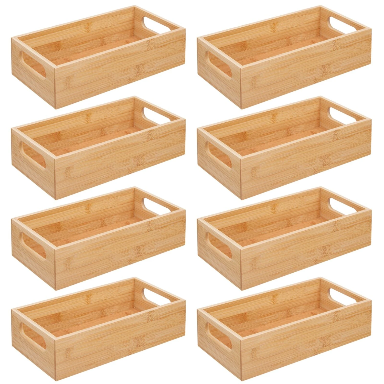 Bamboo Bin 11.5 x 6 x 3 Bamboo Bin 11.5 X 6 X 3 -mDesign 1600 Square JPG 11479MDO.MAIN 3