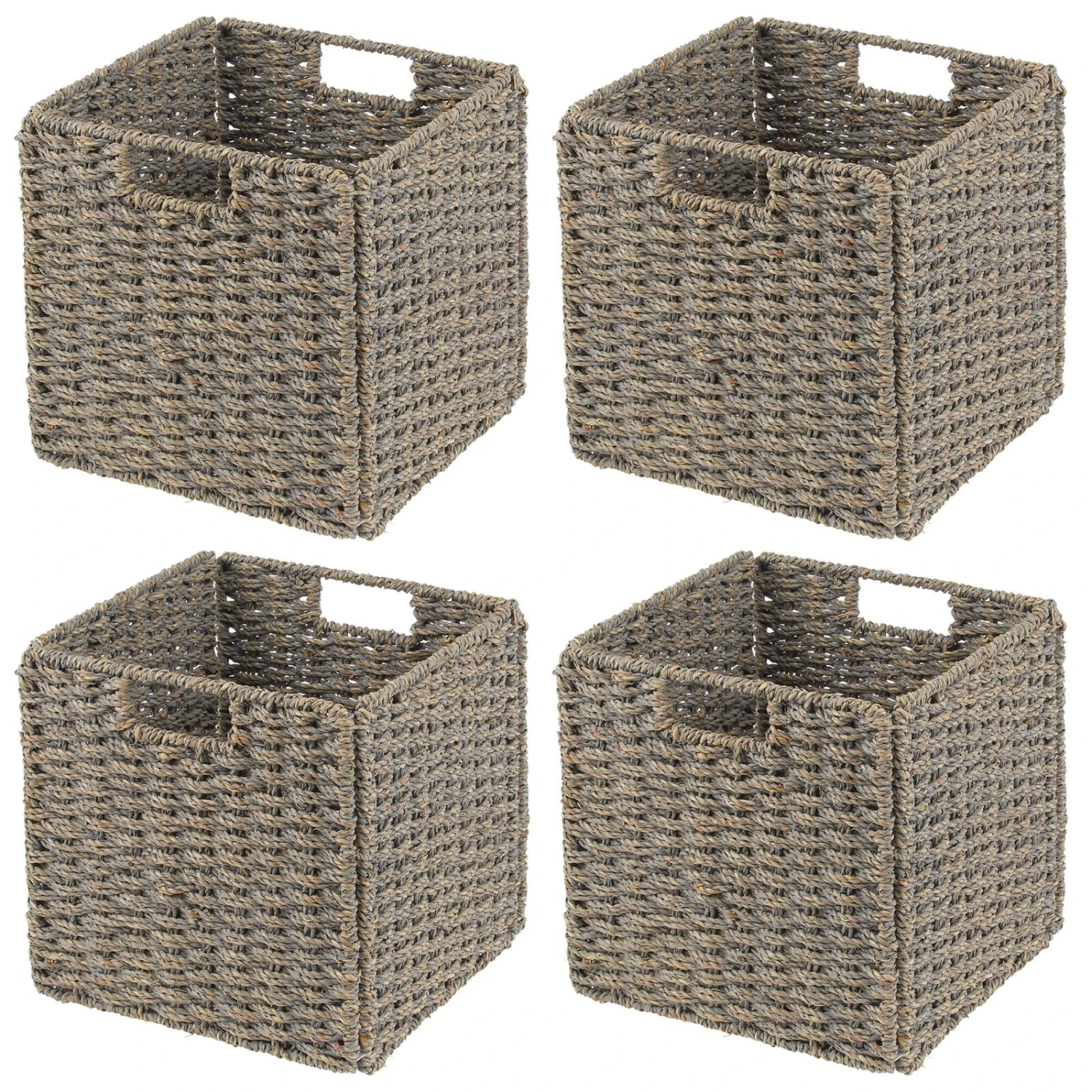 Seagrass Cube Basket 10.5 x 10.5 x 10.5 Seagrass Cube Basket 10.5 X 10.5 X 10.5 -mDesign 1600 Square JPG 11699MDHS.MAIN 3