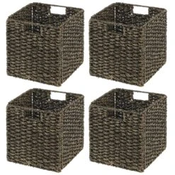 Seagrass Cube Basket 10.5 X 10.5 X 10.5