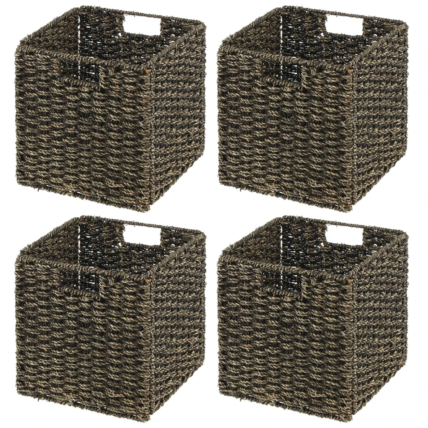 Seagrass Cube Basket 10.5 x 10.5 x 10.5 Seagrass Cube Basket 10.5 X 10.5 X 10.5 -mDesign 1600 Square JPG 11700MDHS.MAIN 3