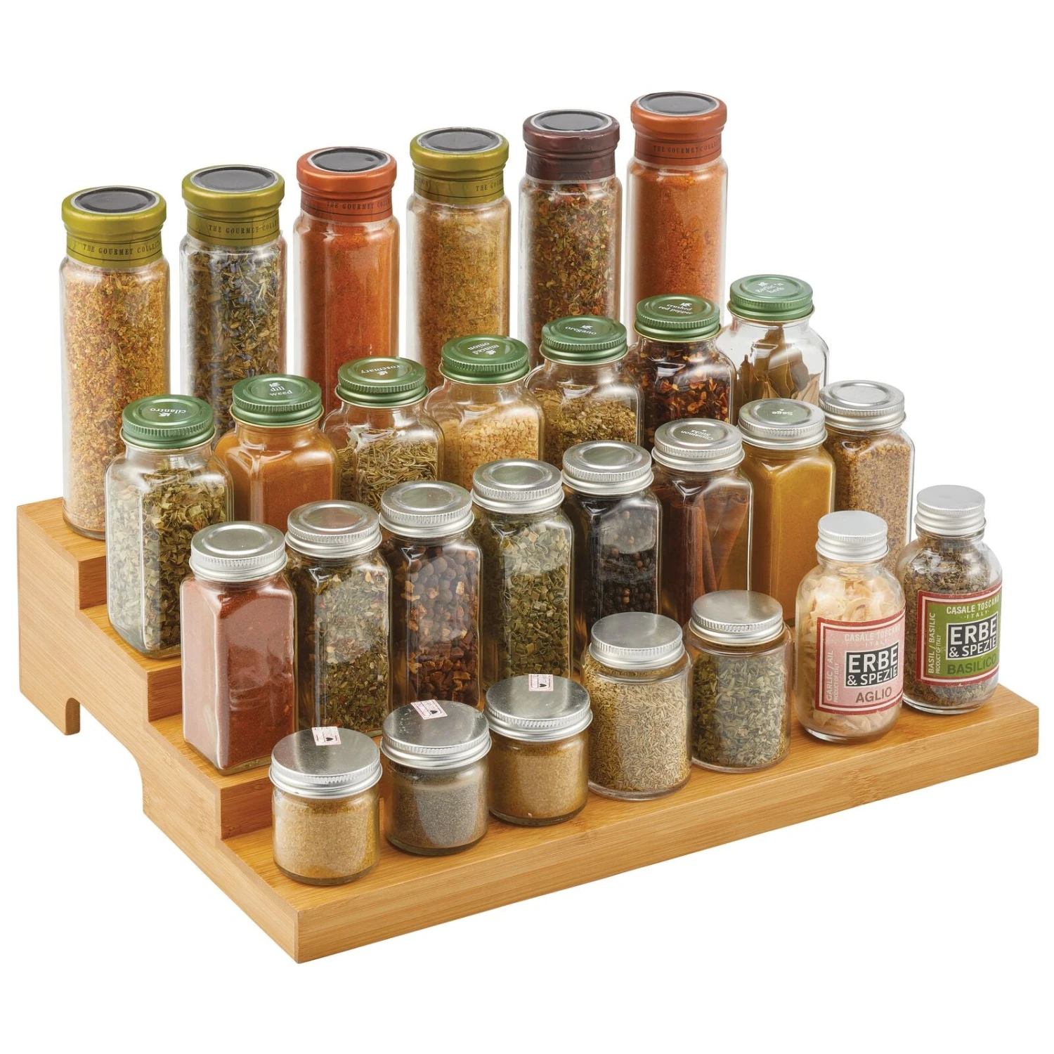 4-Tier Bamboo Shelf 4-Tier Bamboo Shelf -mDesign 1600 Square JPG 13166MDK.PT04