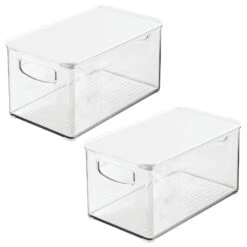 Stackable Bin With Lid11 X 6 X 5 11 Stackable Bin With Lid11 X 6 X 5 -mDesign 1600 Square JPG 14038MDK.MAIN 3