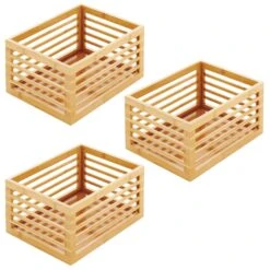 Bamboo Bin 12 X 12 X 6 4 Bamboo Bin 12 X 12 X 6 -mDesign 1600 Square JPG 14311MDK.MAIN 3