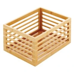 Bamboo Bin 12 X 12 X 6