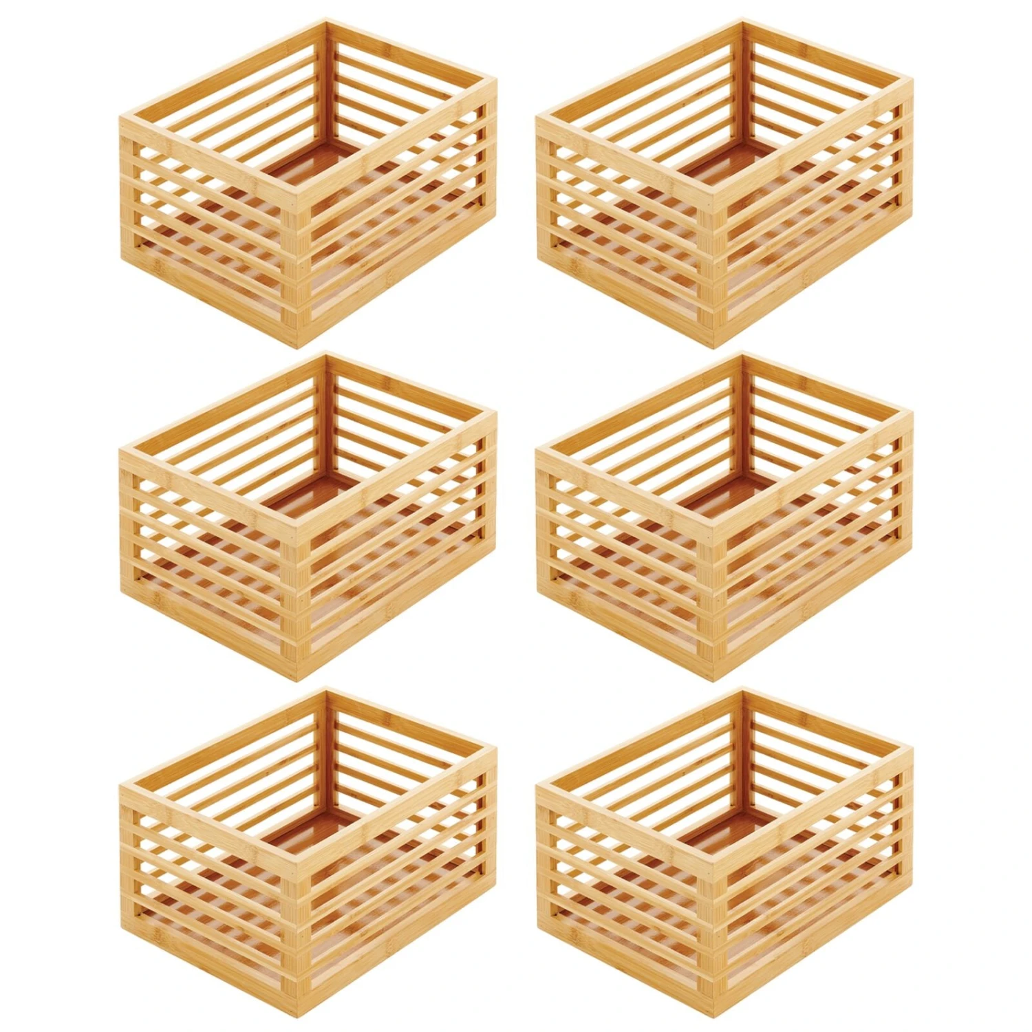 Bamboo Bin 12 x 12 x 6 Bamboo Bin 12 X 12 X 6 -mDesign 1600 Square JPG 14312MDK.MAIN 3