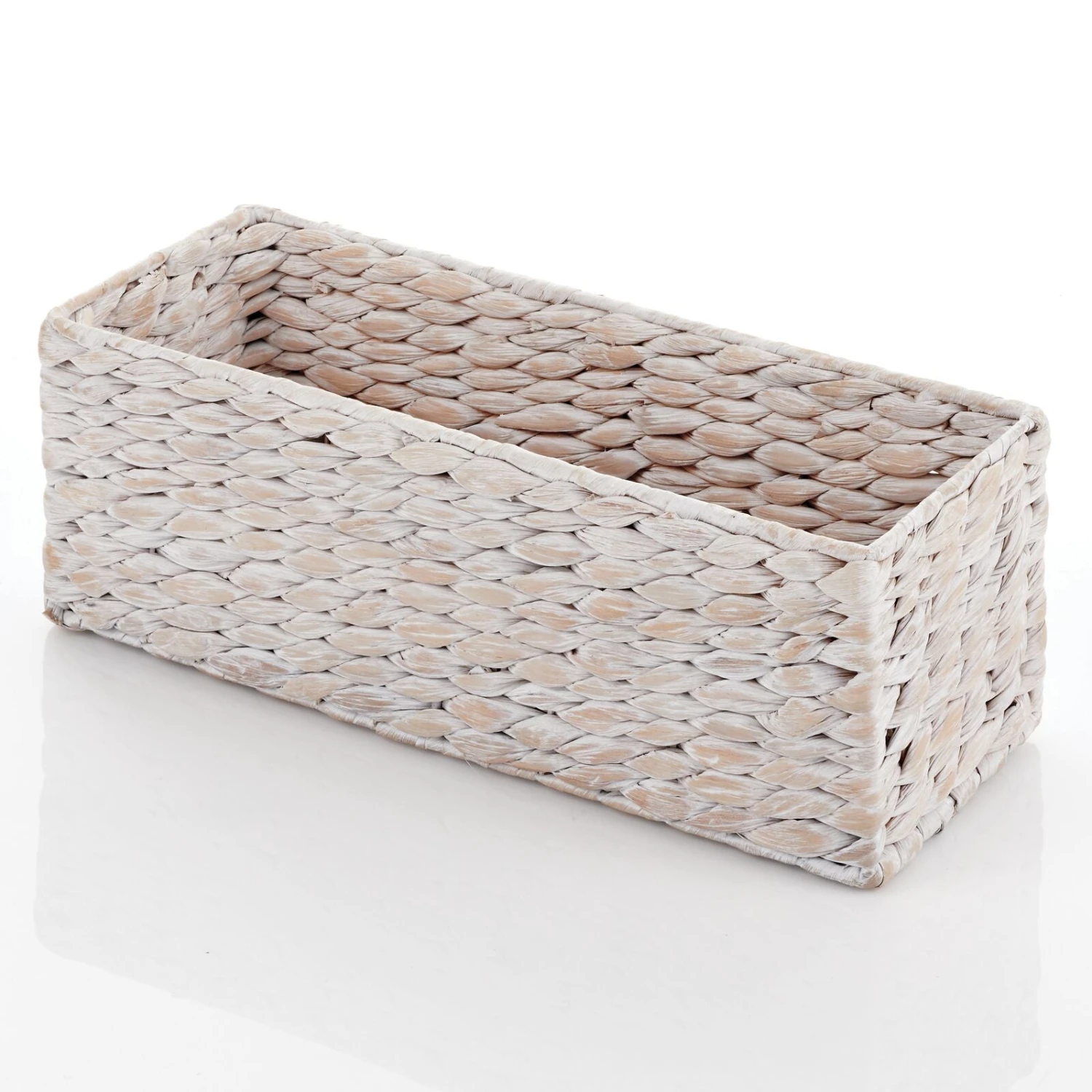 Water Hyacinth Basket 6 x 15 x 5.5 Water Hyacinth Basket 6 X 15 X 5.5 -mDesign 1600 Square JPG 14492MDHS.PT05