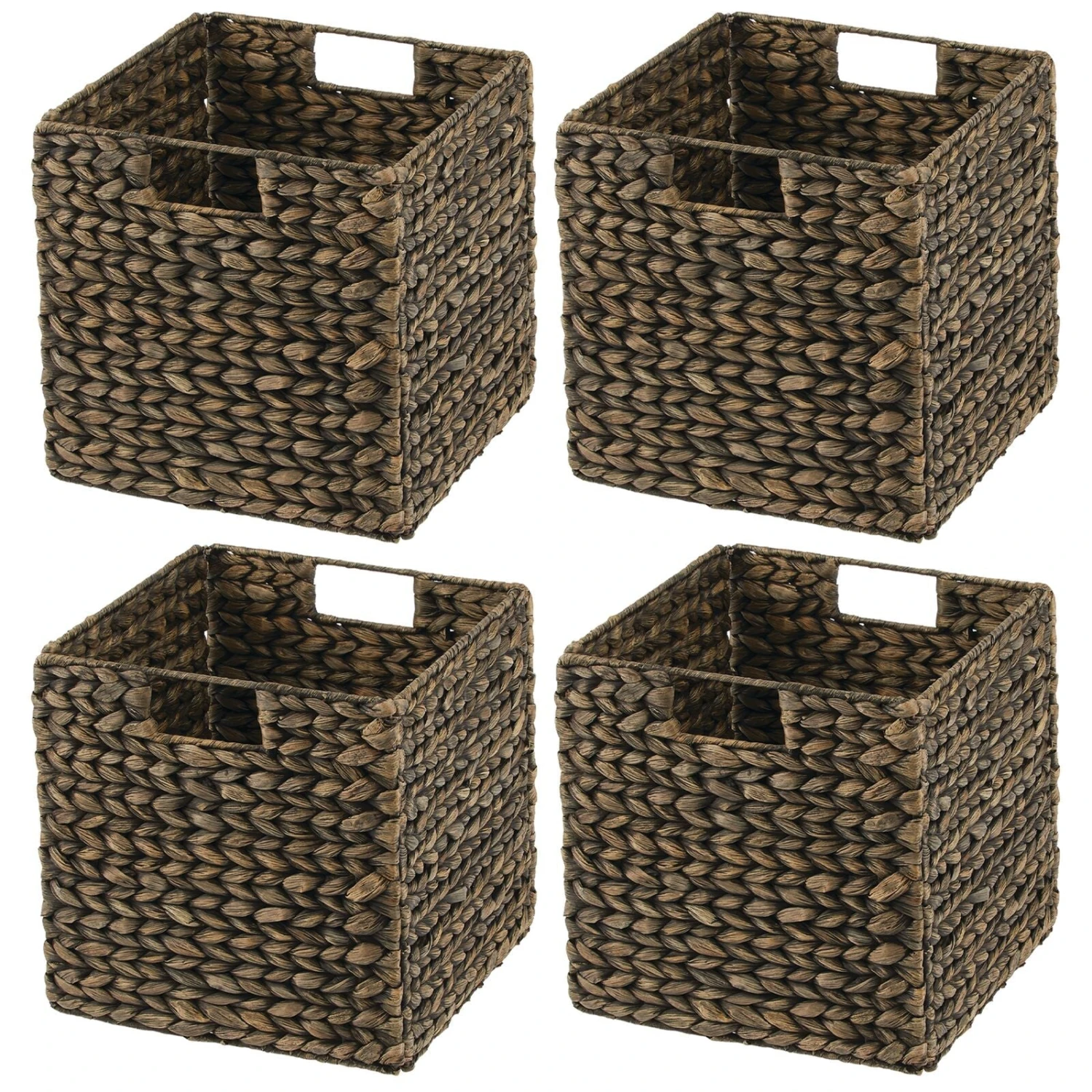 Black Wash Woven Hyacinth Cube Storage Basket 10.5 x 10.5 x 10.5 Black Wash Woven Hyacinth Cube Storage Basket 10.5 X 10.5 X 10.5 -mDesign 1600 Square JPG 14791MDK.MAIN 3 4e655d8a 9139 4c5f b2a8 f8d53279ff93