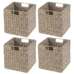 Black Wash Woven Hyacinth Cube Storage Basket 10.5 X 10.5 X 10.5 4 Black Wash Woven Hyacinth Cube Storage Basket 10.5 X 10.5 X 10.5 -mDesign 1600 Square JPG 14793MDK.MAIN 3 b0567269 6c58 42b0 b535 1b12b3161b90