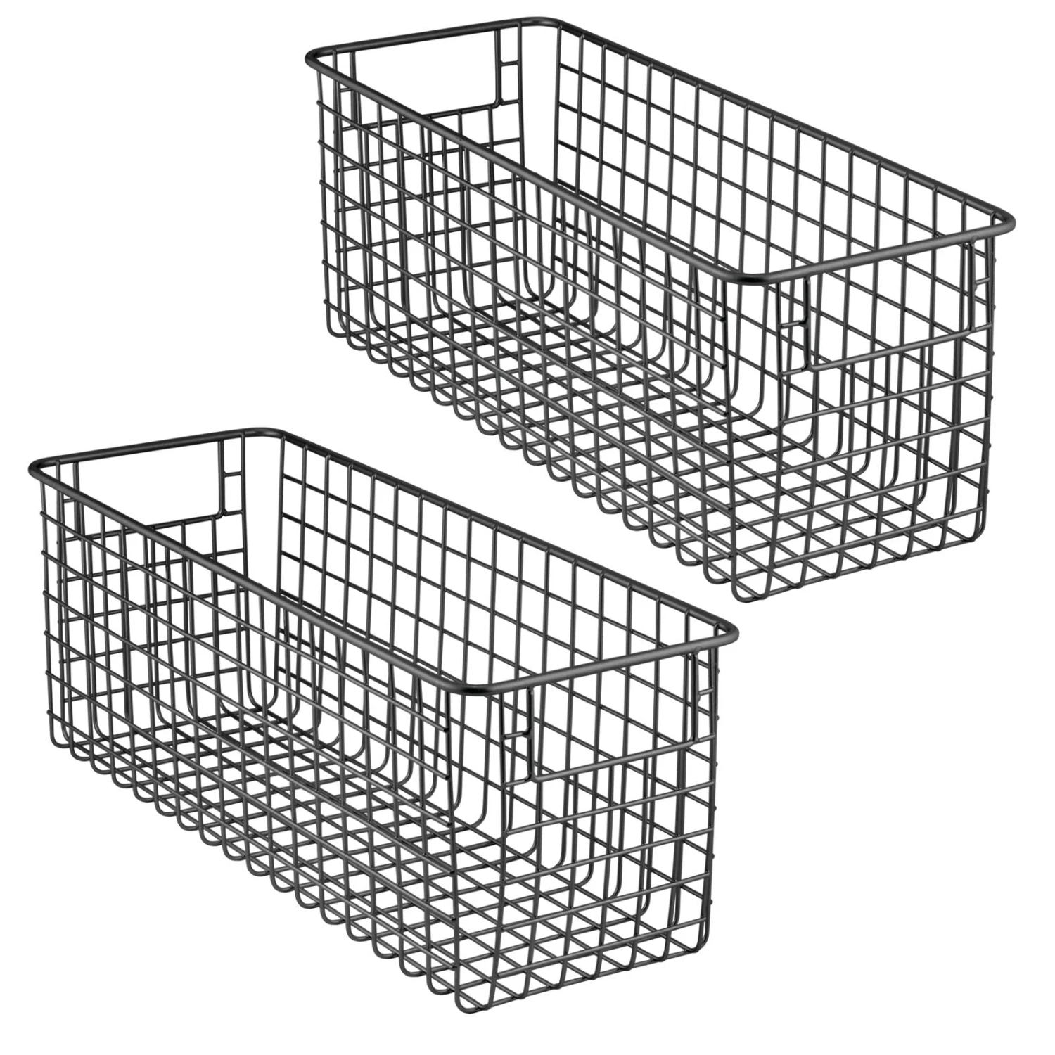 Wire Pantry Basket 16 x 6 x 6 Wire Pantry Basket 16 X 6 X 6 -mDesign 1600 Square JPG 14839MDBST.MAIN 3