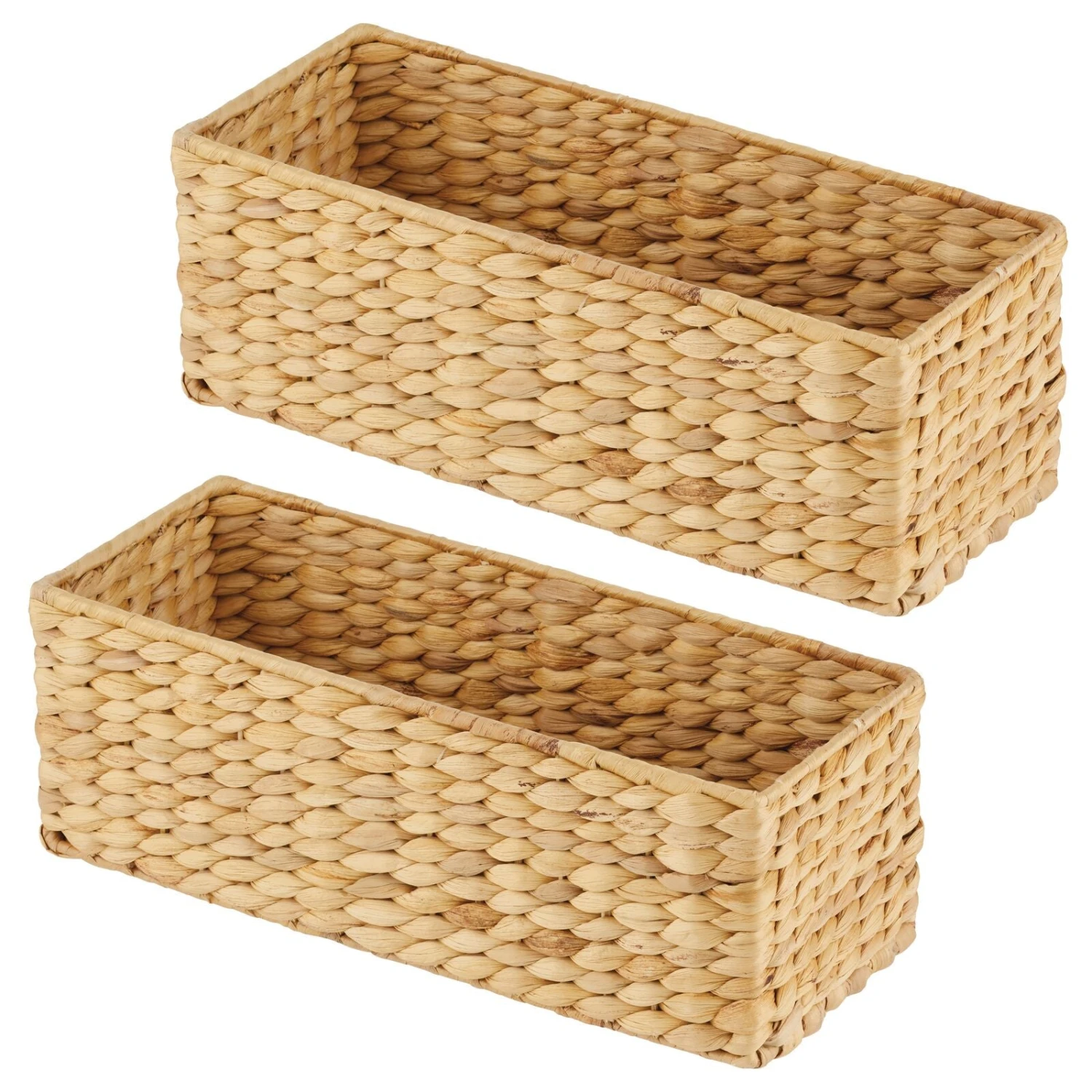 Water Hyacinth Basket 6 x 15 x 5.5 Water Hyacinth Basket 6 X 15 X 5.5 -mDesign 1600 Square JPG 14916MDHS.MAIN 3
