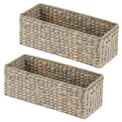 Water Hyacinth Basket 6 X 15 X 5.5 10 Water Hyacinth Basket 6 X 15 X 5.5 -mDesign 1600 Square JPG 14918MDHS.MAIN 3