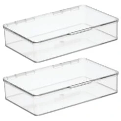 Stackable Lidded Organizer 7 X 10.5 X 2.5 4 Stackable Lidded Organizer 7 X 10.5 X 2.5 -mDesign 1600 Square JPG 15533MDC.MAIN 3