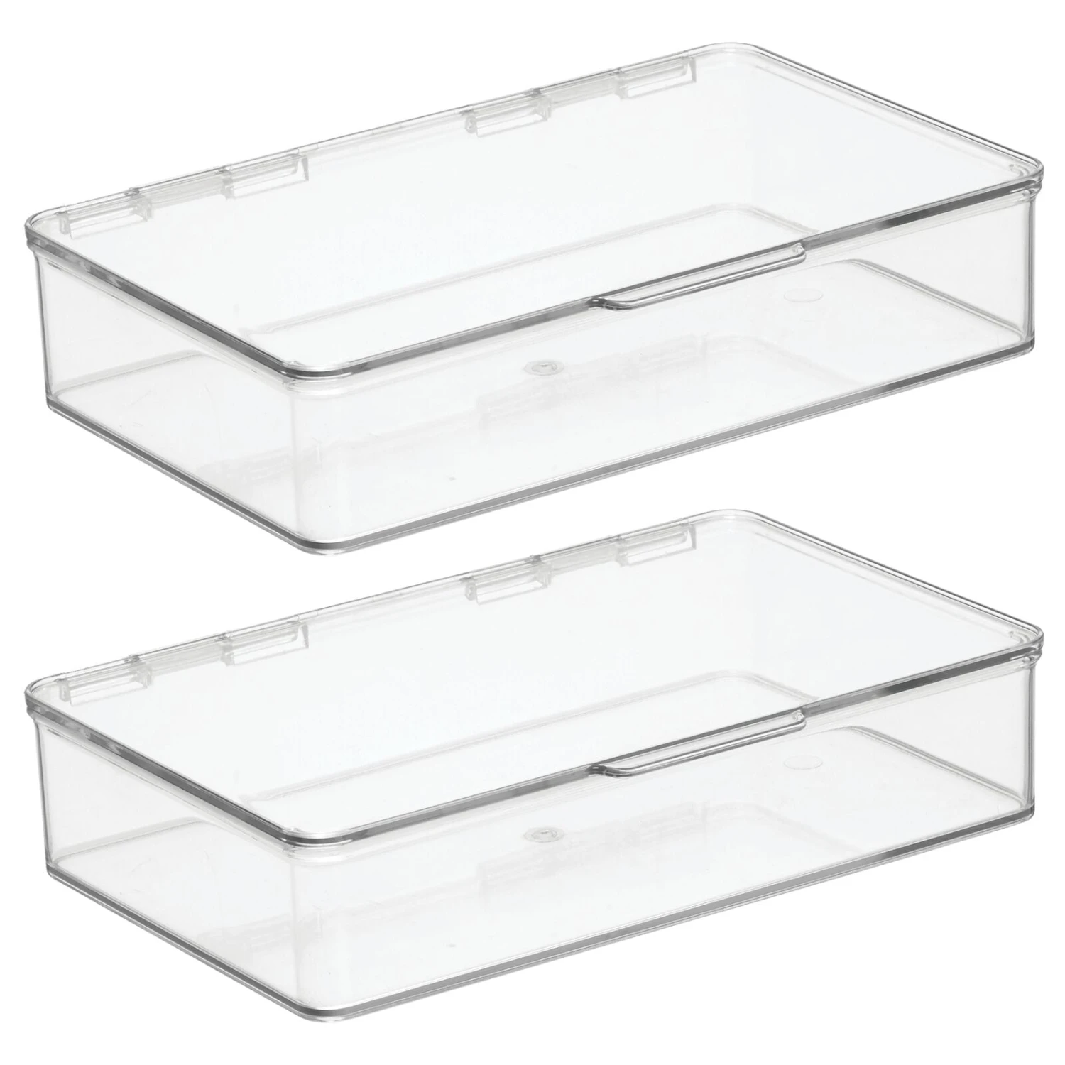 Stackable Lidded Organizer 7 x 10.5 x 2.5 Stackable Lidded Organizer 7 X 10.5 X 2.5 -mDesign 1600 Square JPG 15533MDC.MAIN 3