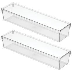 mDesign 15 Stackable Kitchen Drawer Organizer