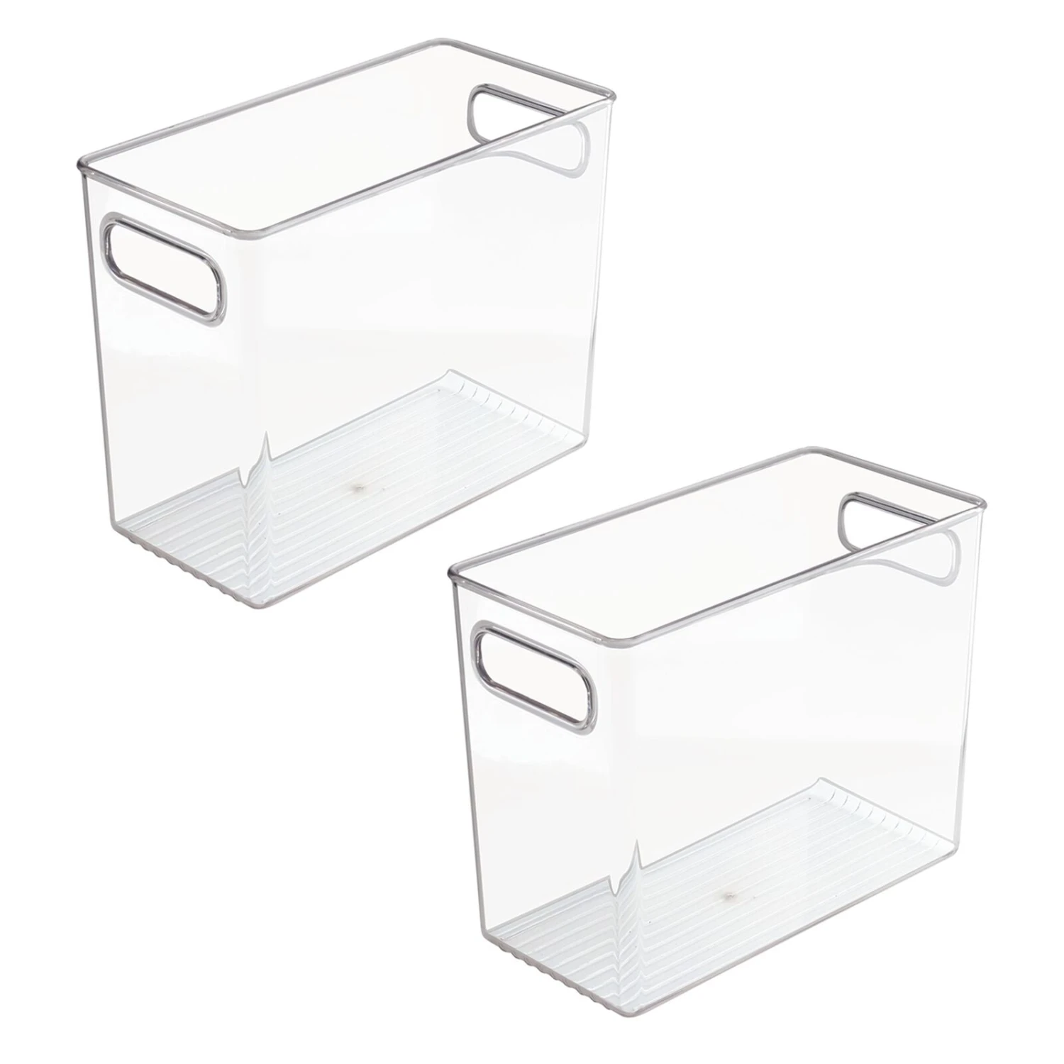 Tall Kitchen Bin with Handles 9.5 x 4.5 x 8 Tall Kitchen Bin With Handles 9.5 X 4.5 X 8 -mDesign 1600 Square JPG 1729MDK.PT01