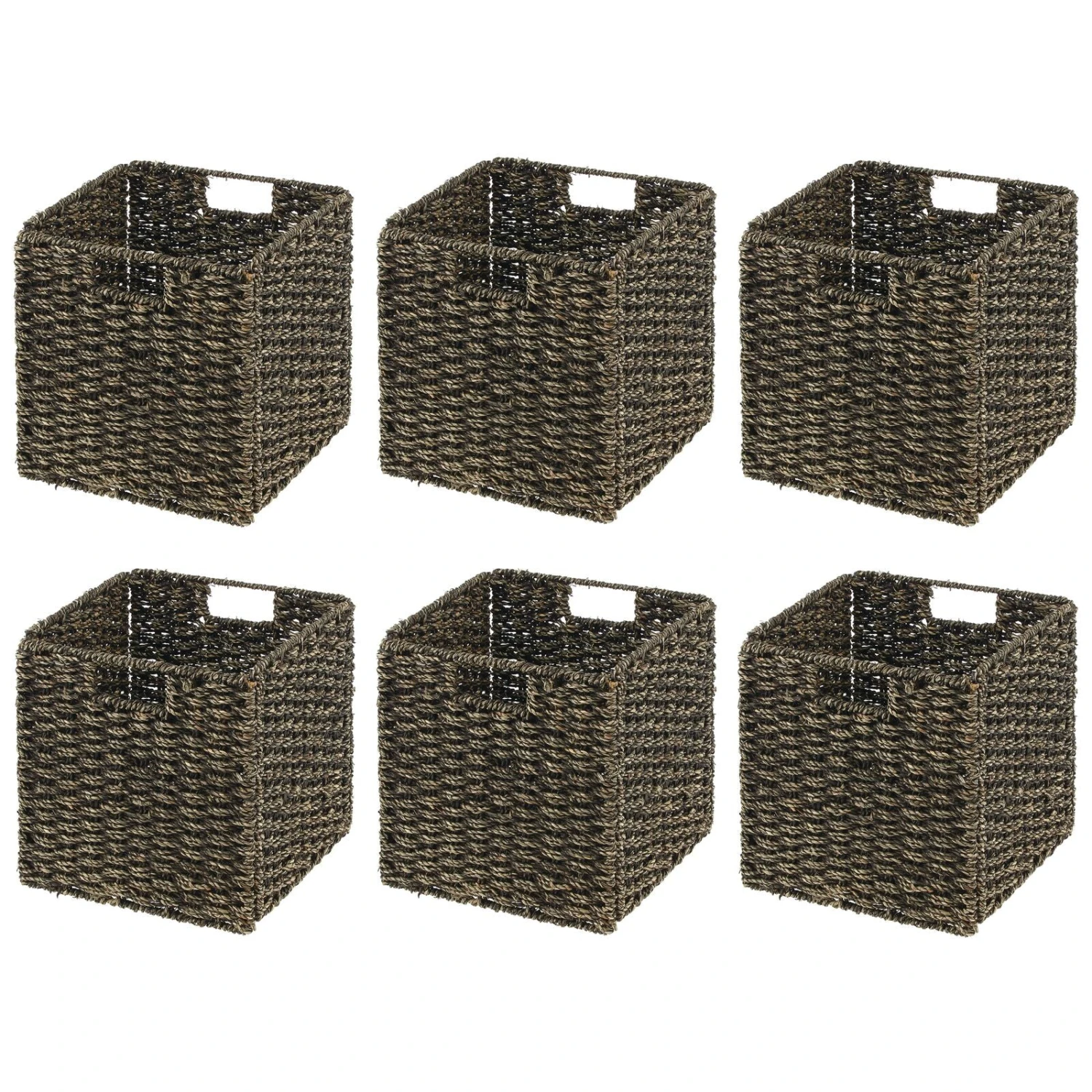 Seagrass Cube Basket 10.5 x 10.5 x 10.5 Seagrass Cube Basket 10.5 X 10.5 X 10.5 -mDesign 1600 Square JPG 17330MDHS.MAIN 3