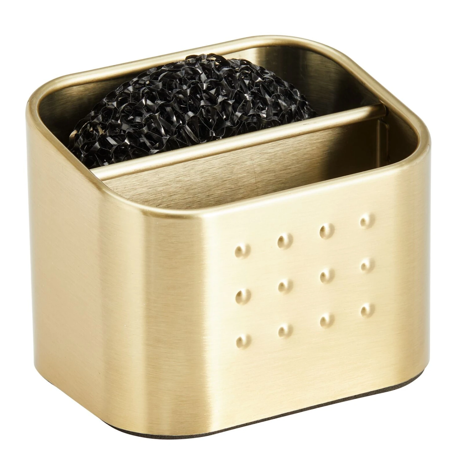Stainless Steel Sponge Holder Stainless Steel Sponge Holder -mDesign 1600 Square JPG 17342MDK OLa