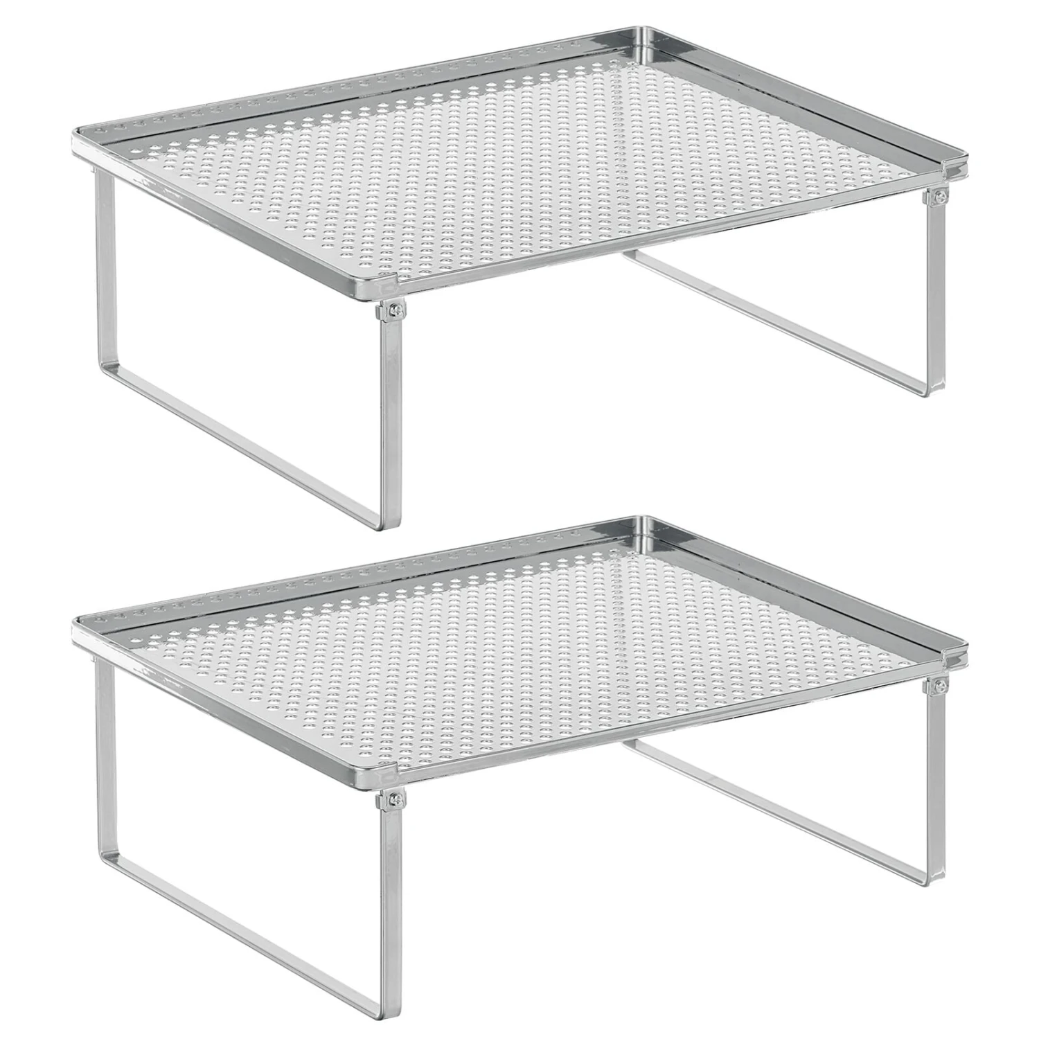 Stackable Kitchen Shelf Riser Stackable Kitchen Shelf Riser -mDesign 1600 Square JPG 17625MDK.MAIN 3
