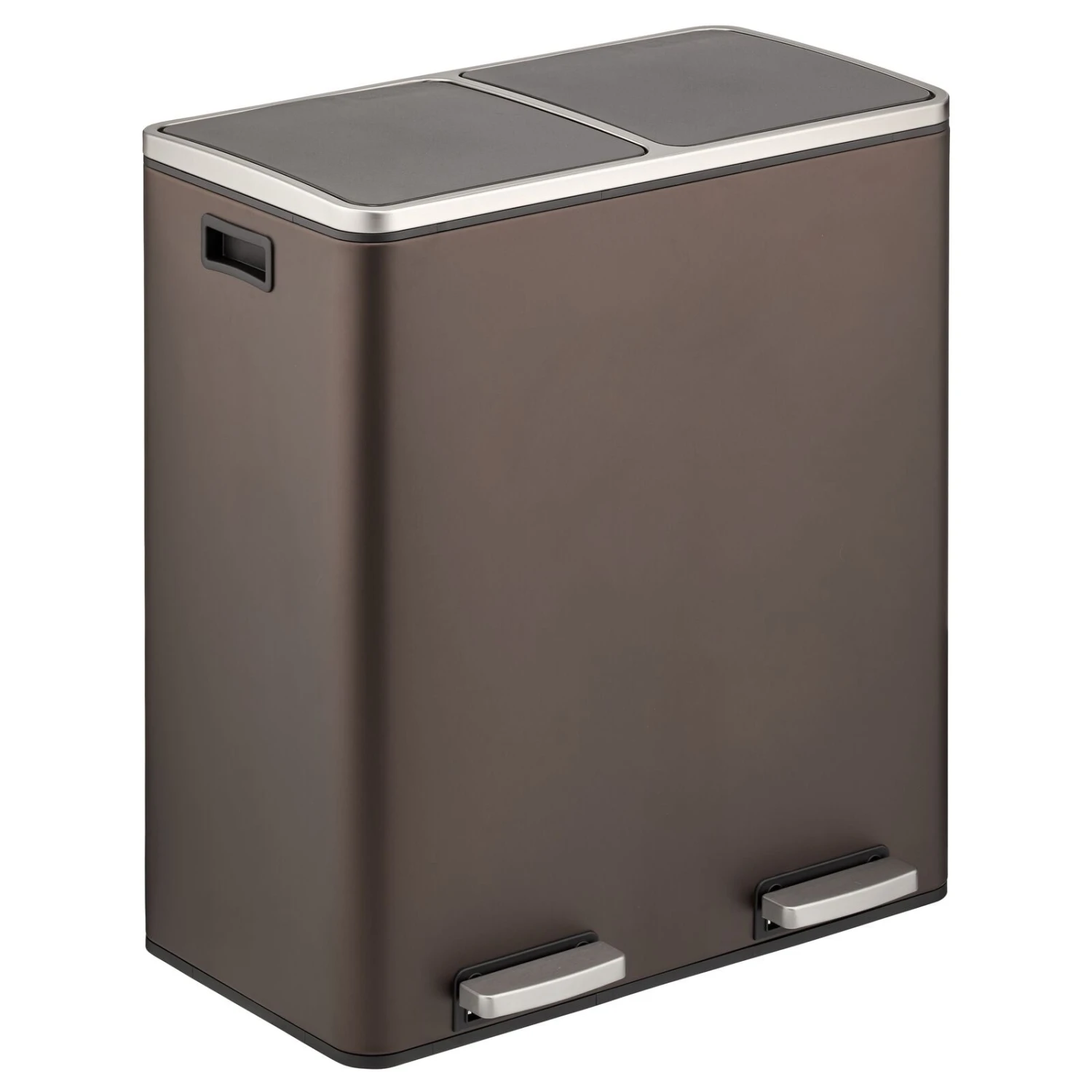 60-Liter Dual Compartment Step Trash Can 60-Liter Dual Compartment Step Trash Can -mDesign 1600 Square JPG 17708MDK OLa