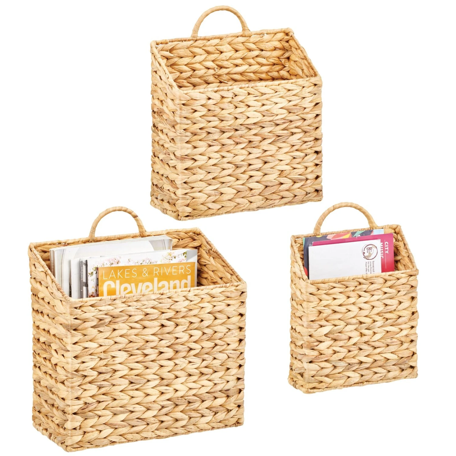 Hyacinth Wall Mount Basket Set Hyacinth Wall Mount Basket Set -mDesign 1600 Square JPG 18379MDHS.MAIN