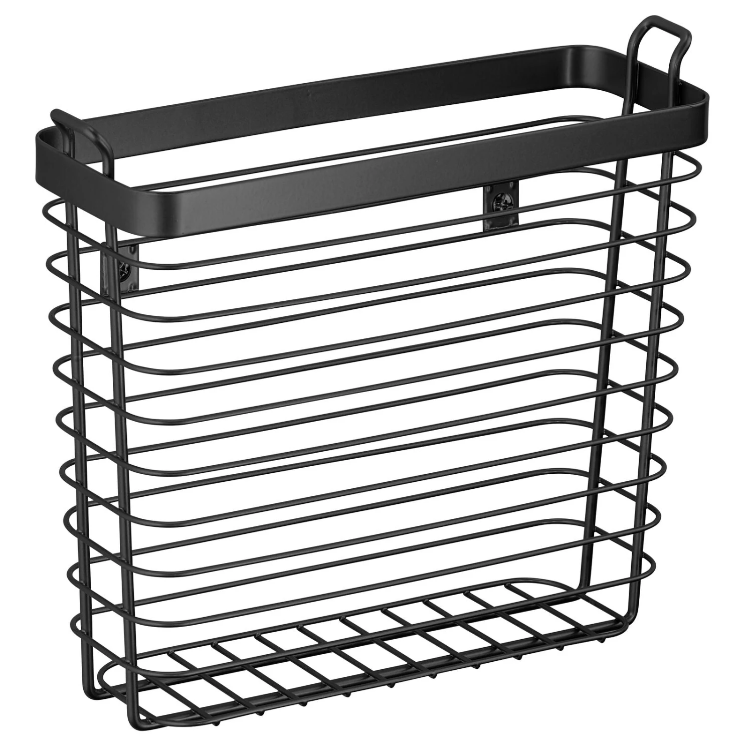 Wall Mounted Magazine Rack Wall Mounted Magazine Rack -mDesign 1600 Square JPG 18488MDBST.PT04