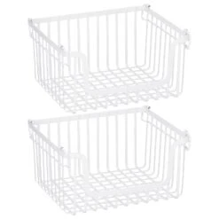 Stackable Wire Pantry Baskets 10 X 12 X 6 2 Stackable Wire Pantry Baskets 10 X 12 X 6 -mDesign 1600 Square JPG 18613MDK.MAIN 3