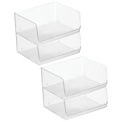 Stackable Open-Front Bin 12 X 15 X 6 6 Stackable Open-Front Bin 12 X 15 X 6 -mDesign 1600 Square JPG 18670MDK.MAIN 3