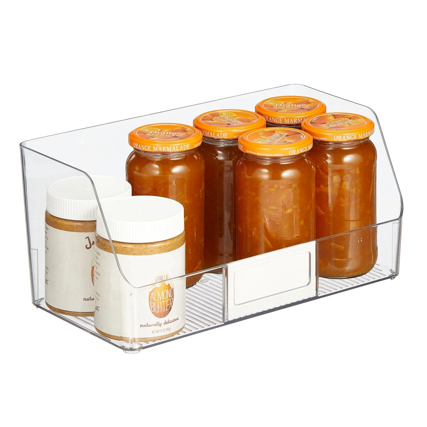 Open Front Bin with Label Holder 6.5 x 12.5 x 6 Open Front Bin With Label Holder 6.5 X 12.5 X 6 -mDesign 1600 Square JPG 18973MDK OLh