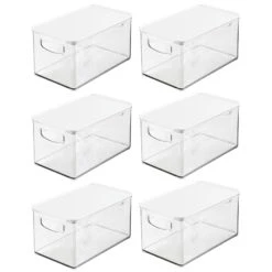 Stackable Bin With Lid11 X 6 X 5 13 Stackable Bin With Lid11 X 6 X 5 -mDesign 1600 Square JPG 19238MDK.MAIN 3