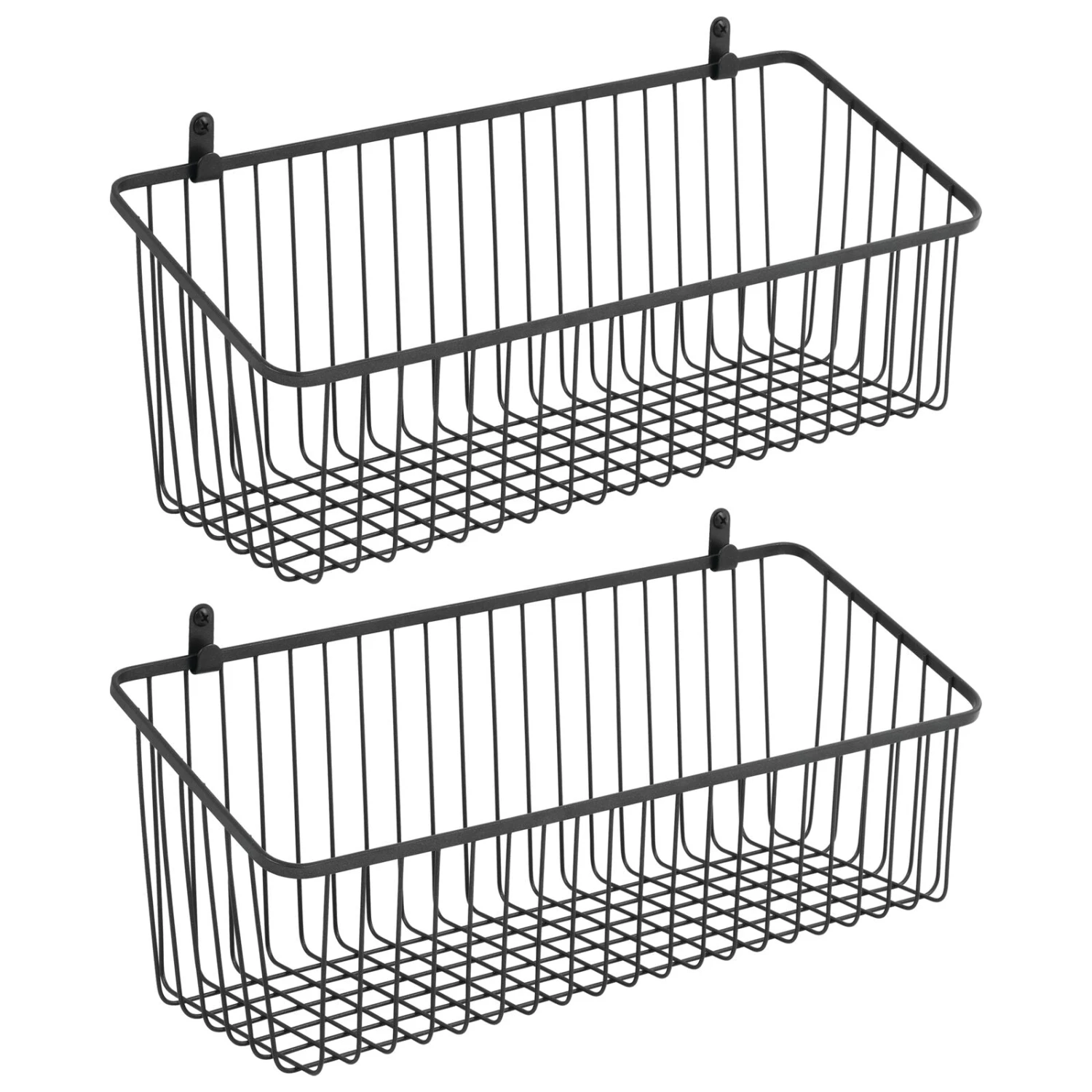 Wire Wall Baskets 6 x 16 x 6 Wire Wall Baskets 6 X 16 X 6 -mDesign 1600 Square JPG 19247MDHS.MAIN 3