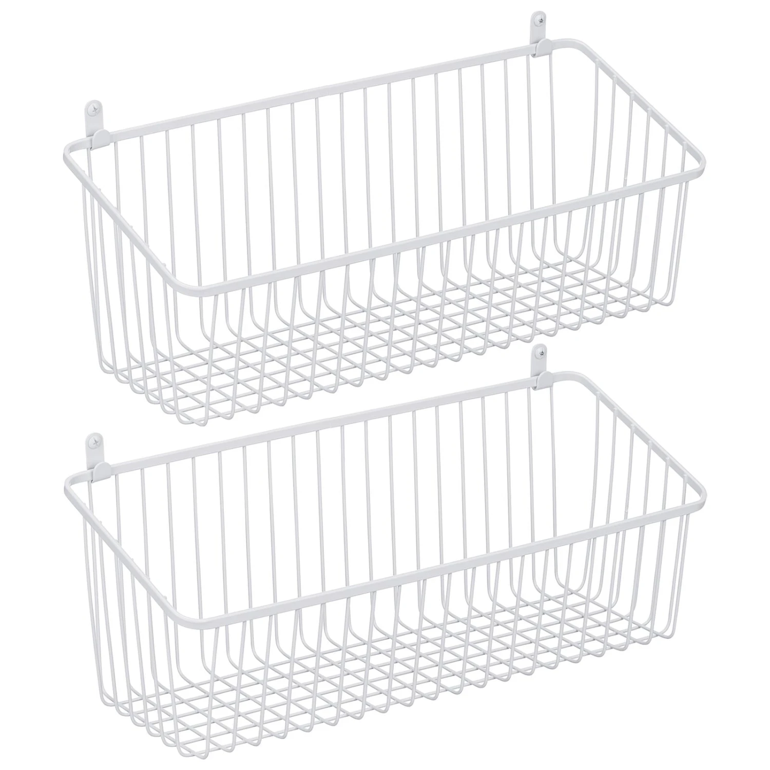 Wire Wall Baskets 6 x 16 x 6 Wire Wall Baskets 6 X 16 X 6 -mDesign 1600 Square JPG 19249MDHS.MAIN 3