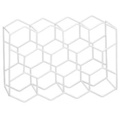 11-Bottle Honeycomb Wine Rack 2 11-Bottle Honeycomb Wine Rack -mDesign 1600 Square JPG 19334MDK OLa