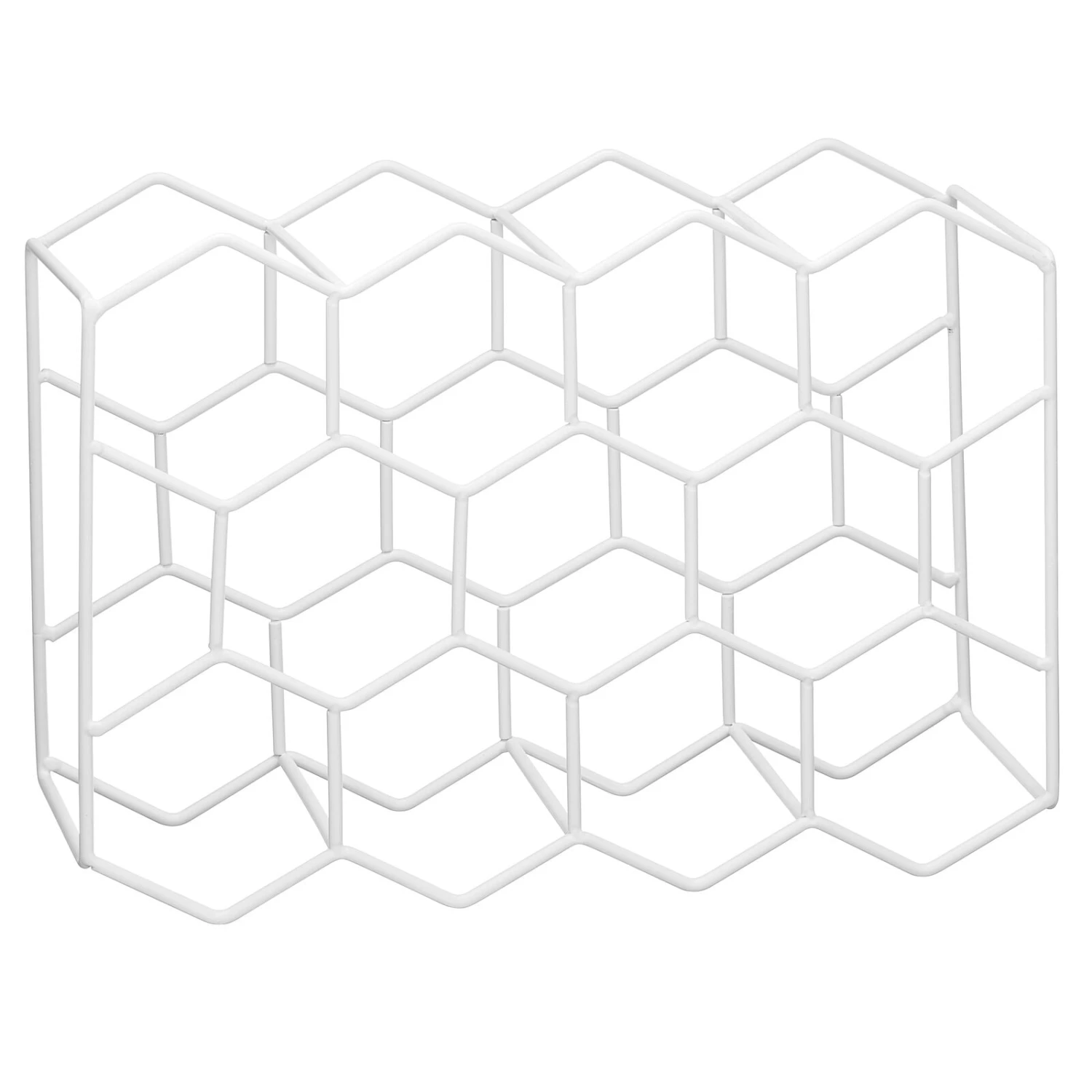 11-Bottle Honeycomb Wine Rack 11-Bottle Honeycomb Wine Rack -mDesign 1600 Square JPG 19334MDK OLa