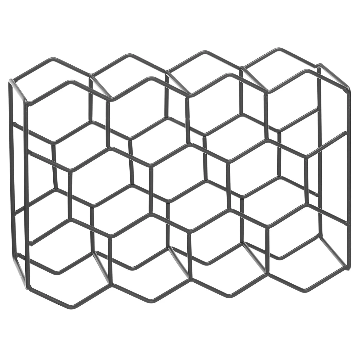 11-Bottle Honeycomb Wine Rack 11-Bottle Honeycomb Wine Rack -mDesign 1600 Square JPG 19335MDK OLa